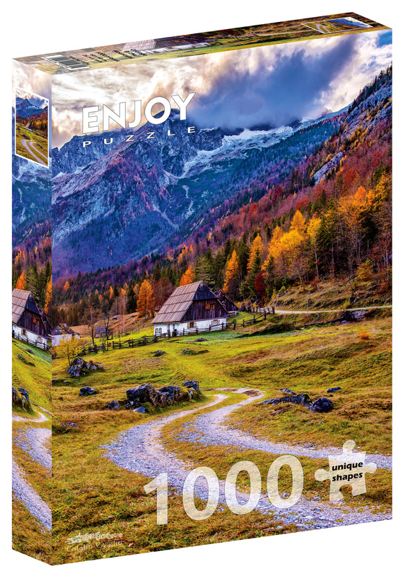 Puzzle 1000 el. Chatka w górach