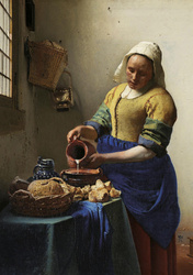 Puzzle 2 x 1000 el. Dziewczyna z perłą / Mleczarka, Johannes Vermeer