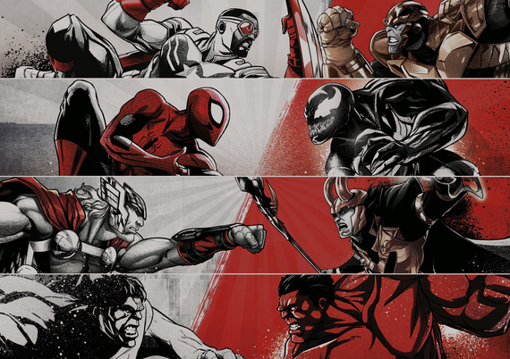 Puzzle 1000 el. Avengers kontra...