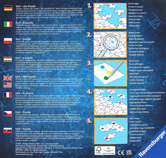 Puzzle EXIT KIDS - Magiczny las