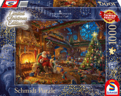 PQ Puzzle 1000 el. THOMAS KINKADE Święty Mikołaj i jego elfy
