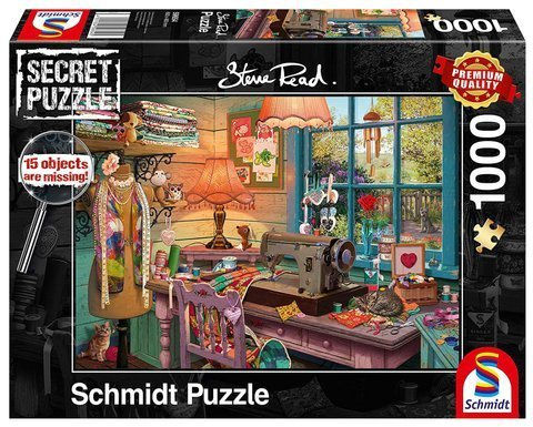 PQ Puzzle 1000 el. STEVE READ (Secret Puzzle) Szwalnia