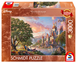 PQ Puzzle 3000 el. THOMAS KINKADE Piękna i Bestia