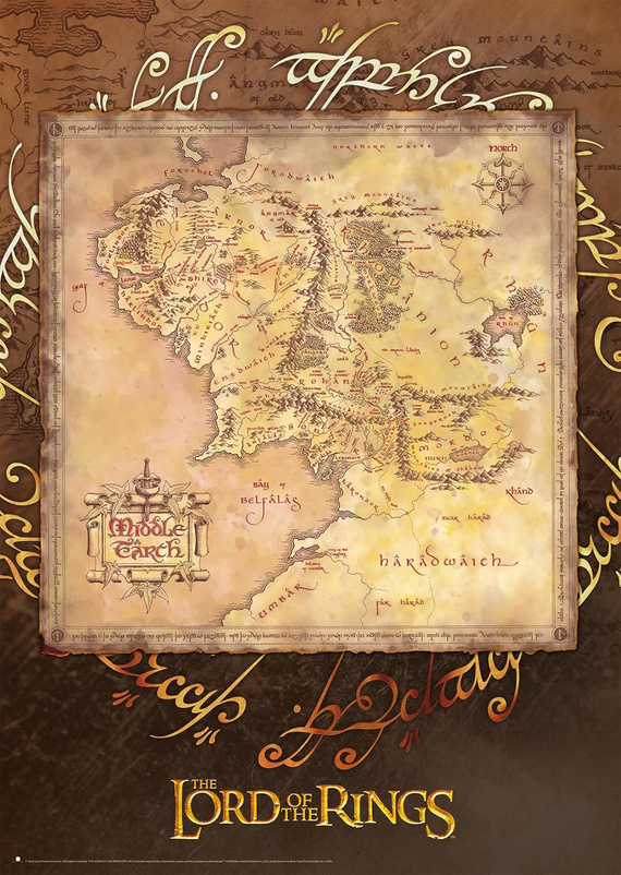 PQ Puzzle 1000 el. Władca Pierścieni: Śródziemie