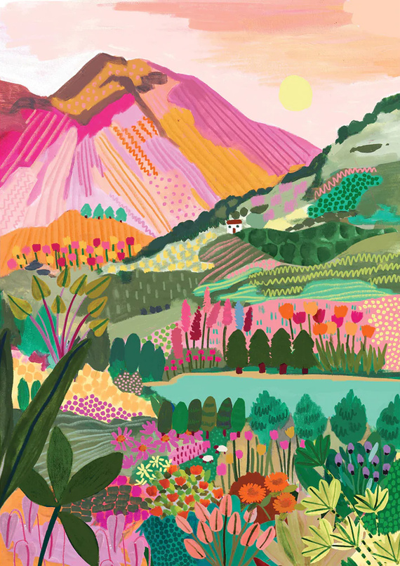 Puzzle 4 x 500 el. Cztery strony świata