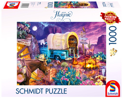 PQ Puzzle 1000 el. JEFF HAYNIE Biwak na Dzikim Zachodzie