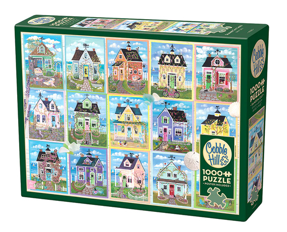 Puzzle 1000 el. Domki nad morzem