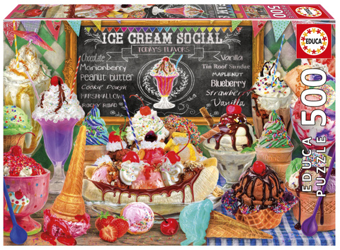 Puzzle 500 el. Lodziarnia