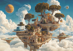 Puzzle 500 el. Królestwo w chmurach