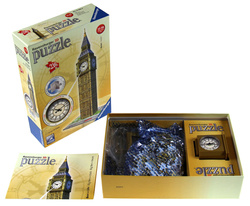 Puzzle 3D - Big Ben z prawdziwym zegarem
