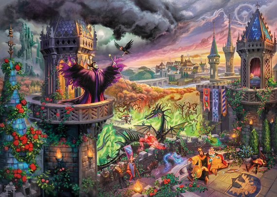 PQ Puzzle 1000 el. THOMAS KINKADE Czarownica / Diabolina (Disney)