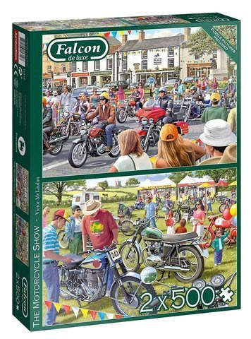 Puzzle 2 x 500 el. FALCON Zlot motocyklowy