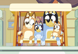 Puzzle 2 x 16 el. Blue (drewniane)