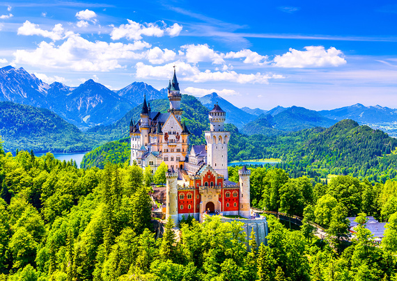 Puzzle 1000 el. Zamek Neuschwanstein / Niemcy