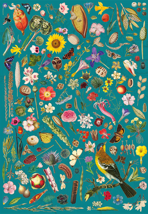 Puzzle 500 el. Kwiatowa fantazja