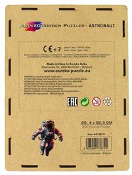 Puzzle drewniane / kolorowe 200 el - Astronauta