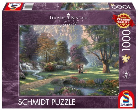 PQ Puzzle 1000 el. THOMAS KINKADE Podążaj drogą wiary