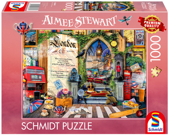 PQ Puzzle 1000 el. AIMEE STEWART Wspomnienia z Londynu / Anglia