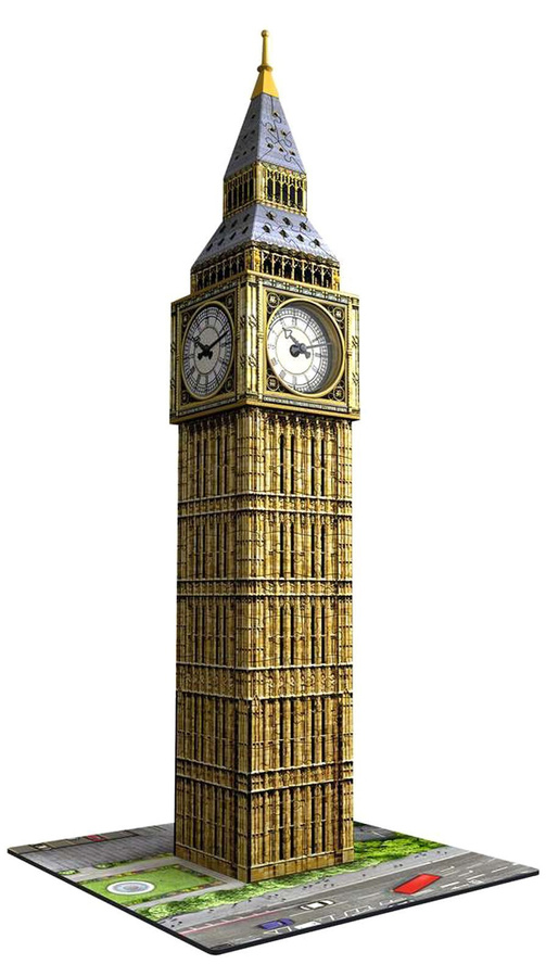Puzzle 3D - Big Ben z prawdziwym zegarem