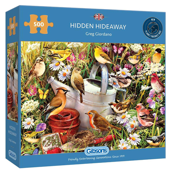 Puzzle 500 el. Ukryta kryjówka