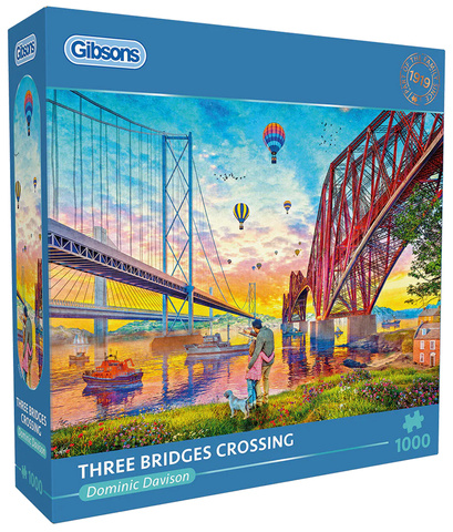 Puzzle 1000 el. Trzy mosty / Szkocja