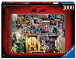 Puzzle 1000 el. 101 dalmatyńczyków (Złoczyńcy Disneya - Cruella de Mon)