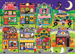Puzzle 350 el. Miasteczko Halloween