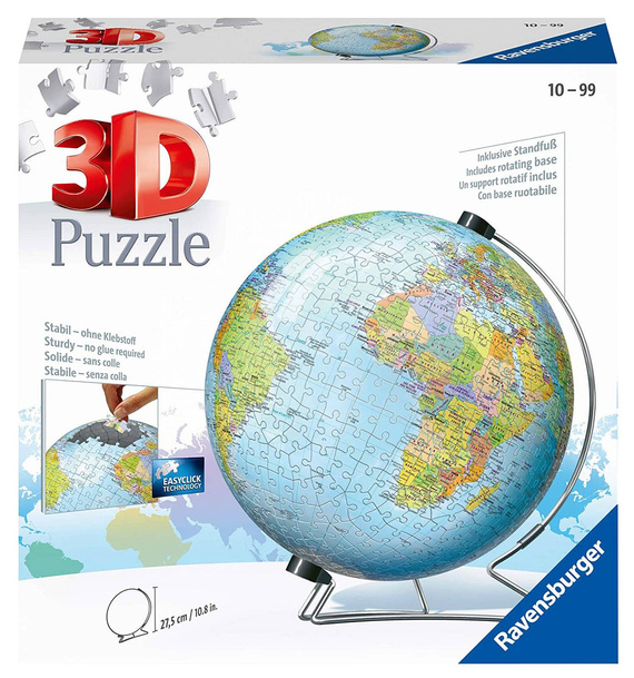 Puzzle 3D - Globus