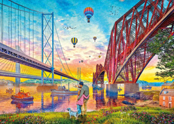 Puzzle 1000 el. Trzy mosty / Szkocja