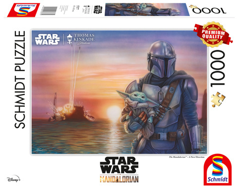 PQ Puzzle 1000 el. THOMAS KINKADE Nowy kierunek (Star Wars - The Mandalorian)