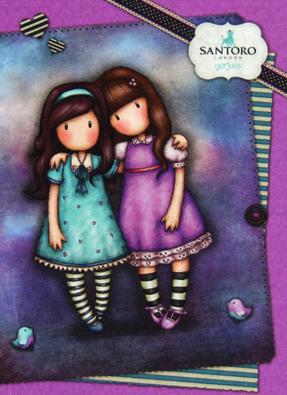 Puzzle 100 el. Santoro Gorjuss - Przyjaciele trzymają się razem