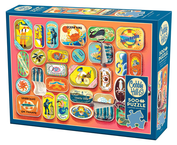 Puzzle 500 el. Sardynki i przyjaciele