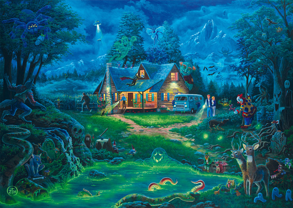 PQ Puzzle 1000 el. ZAC KINKADE Nawiedzony dom