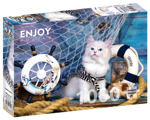 Puzzle 1000 el. Kapitan kotek