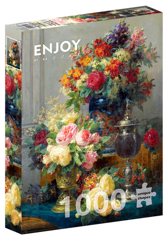 Puzzle 1000 el. Wiosenne kwiaty, Jean-Baptiste Robie