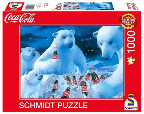 PQ Puzzle 1000 el. COCA-COLA Niedźwiedzie polarne
