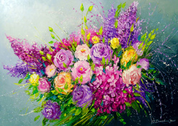 Puzzle 1000 el. Bukiet róż