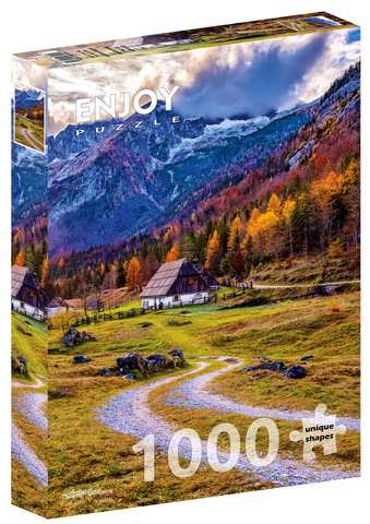 Puzzle 1000 el. Chatka w górach