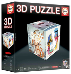 Puzzle 3D - Rozmaitości 6 x 36 el.
