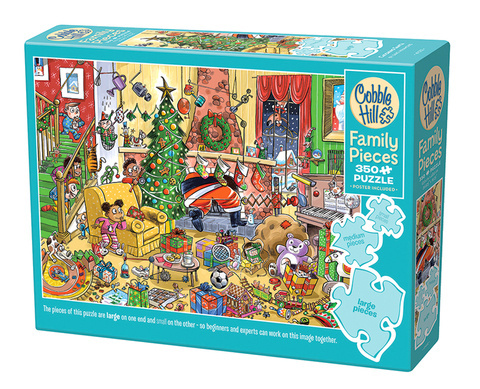 Puzzle 350 el. Jak złapać Świętego Mikołaja?