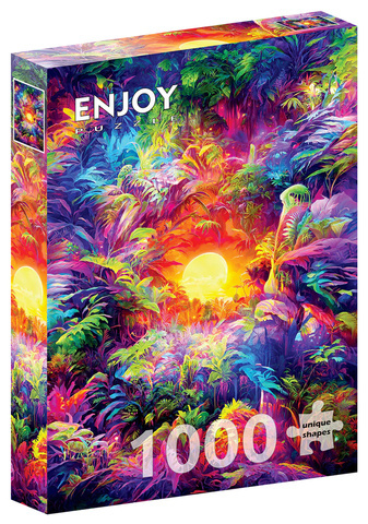 Puzzle 1000 el. Kolorowa dżungla