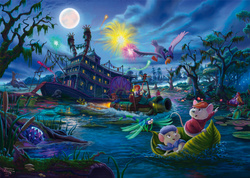 PQ Puzzle 1000 el. THOMAS KINKADE Bernard i Bianka (Disney)