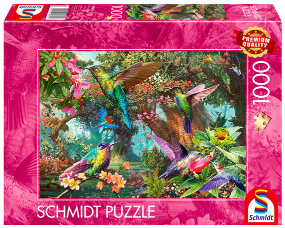 PQ Puzzle 1000 el. Kolorowe kolibry