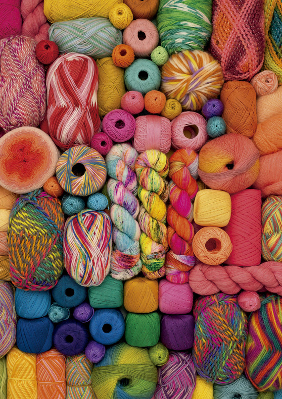 Puzzle 500 el. Kolorowa przędza