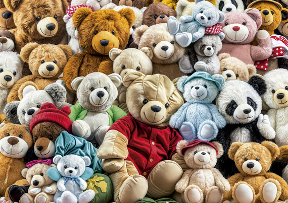 Puzzle 500 el. Pluszowe misie