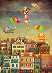 Puzzle 1000 el. Podróż do góry