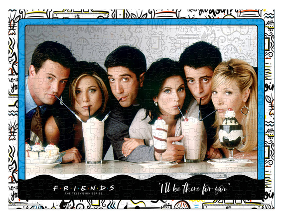 Puzzle 1000 el. Przyjaciele (Milkshake)