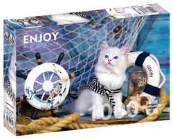 Puzzle 1000 el. Kapitan kotek