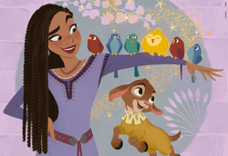 Puzzle 2 x 50 el. Życzenie (drewniane)