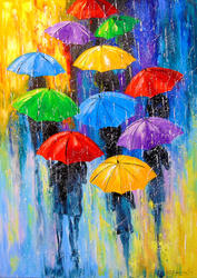 Puzzle 1000 el. Deszczowy dzień